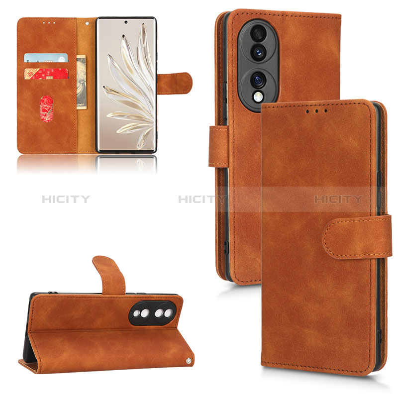 Coque Portefeuille Livre Cuir Etui Clapet L03Z pour Huawei Honor 70 5G Plus