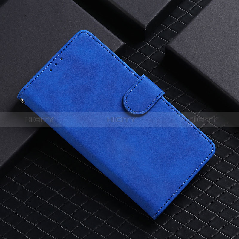 Coque Portefeuille Livre Cuir Etui Clapet L03Z pour Huawei Honor X5 Bleu Plus