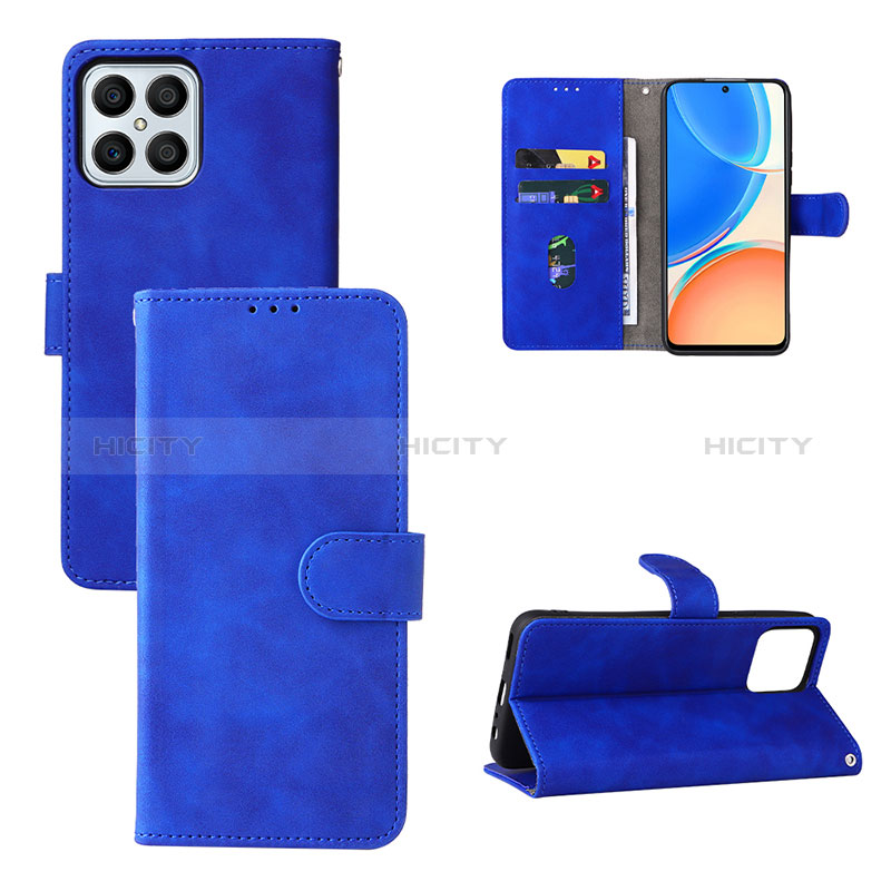 Coque Portefeuille Livre Cuir Etui Clapet L03Z pour Huawei Honor X8 4G Plus