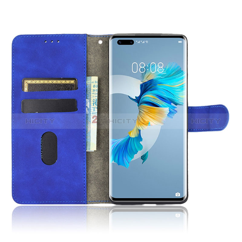 Coque Portefeuille Livre Cuir Etui Clapet L03Z pour Huawei Mate 40 Pro+ Plus Plus