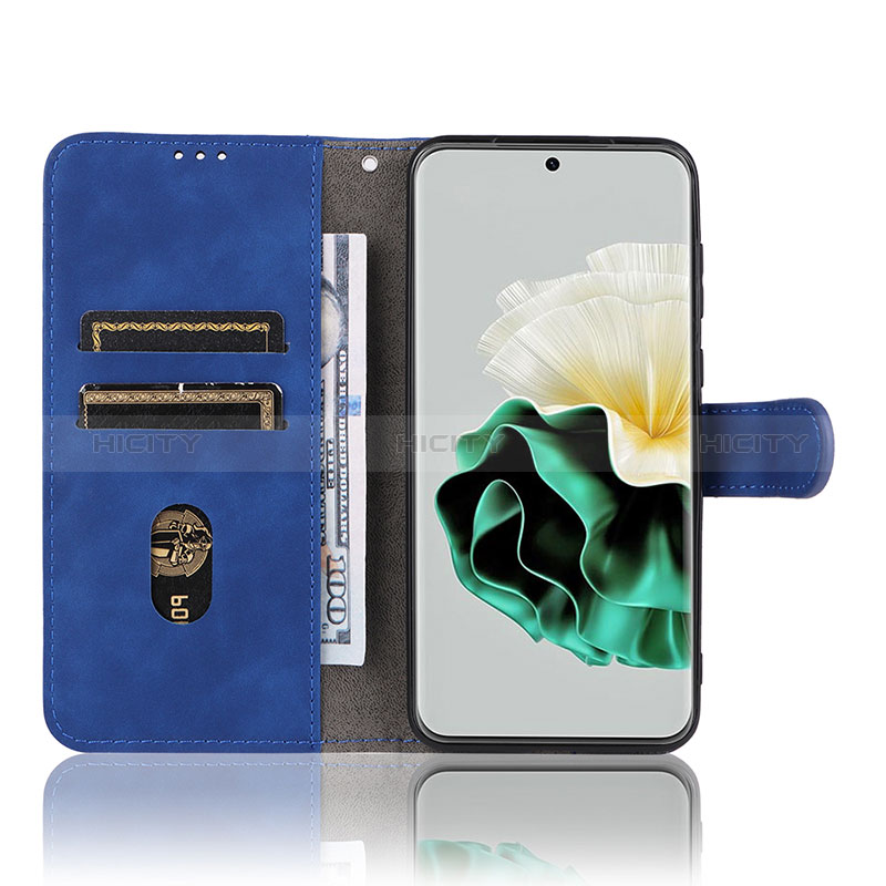 Coque Portefeuille Livre Cuir Etui Clapet L03Z pour Huawei P60 Plus