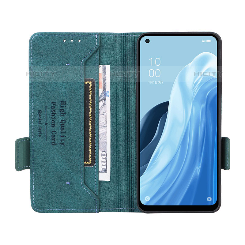 Coque Portefeuille Livre Cuir Etui Clapet L03Z pour Oppo Reno7 A Plus