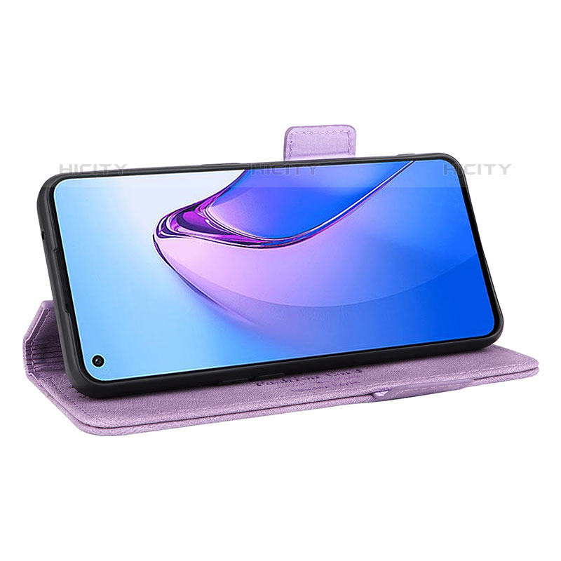 Coque Portefeuille Livre Cuir Etui Clapet L03Z pour Oppo Reno8 5G Plus