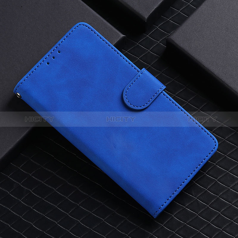 Coque Portefeuille Livre Cuir Etui Clapet L03Z pour Realme 8 4G Bleu Plus