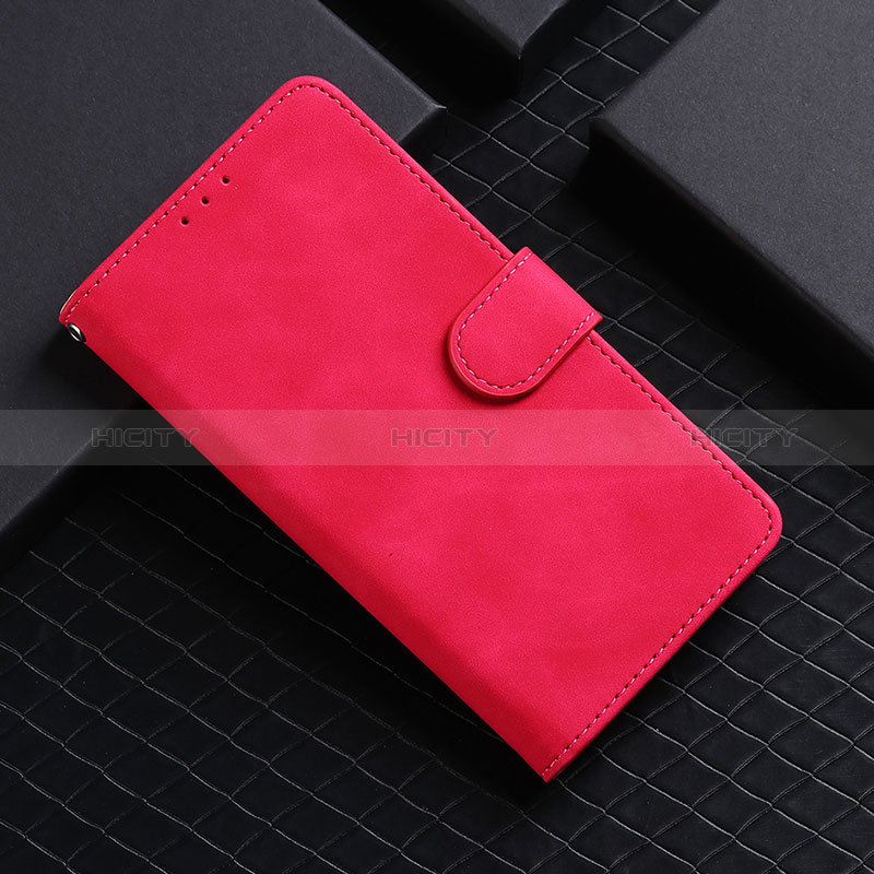 Coque Portefeuille Livre Cuir Etui Clapet L03Z pour Realme 9 Pro 5G Rose Rouge Plus