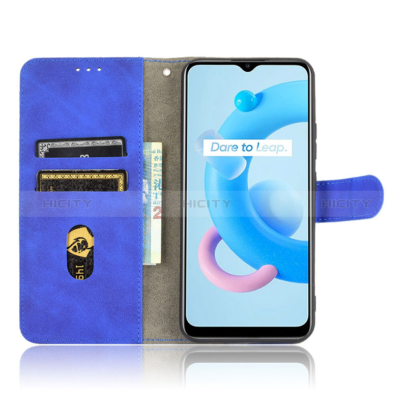 Coque Portefeuille Livre Cuir Etui Clapet L03Z pour Realme C11 (2021) Plus