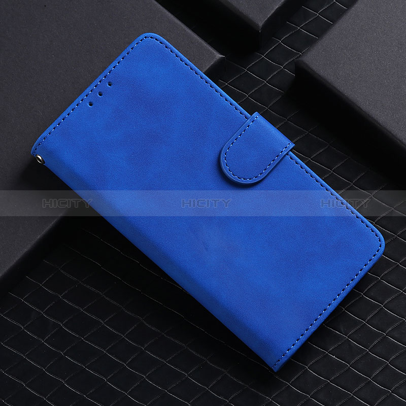 Coque Portefeuille Livre Cuir Etui Clapet L03Z pour Realme GT 5G Bleu Plus