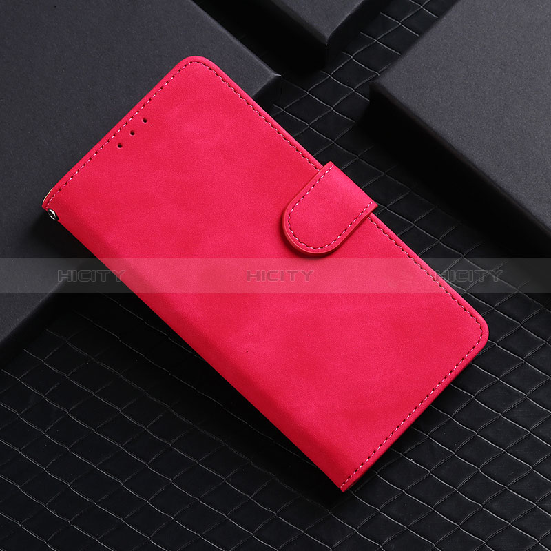 Coque Portefeuille Livre Cuir Etui Clapet L03Z pour Realme GT 5G Rose Rouge Plus