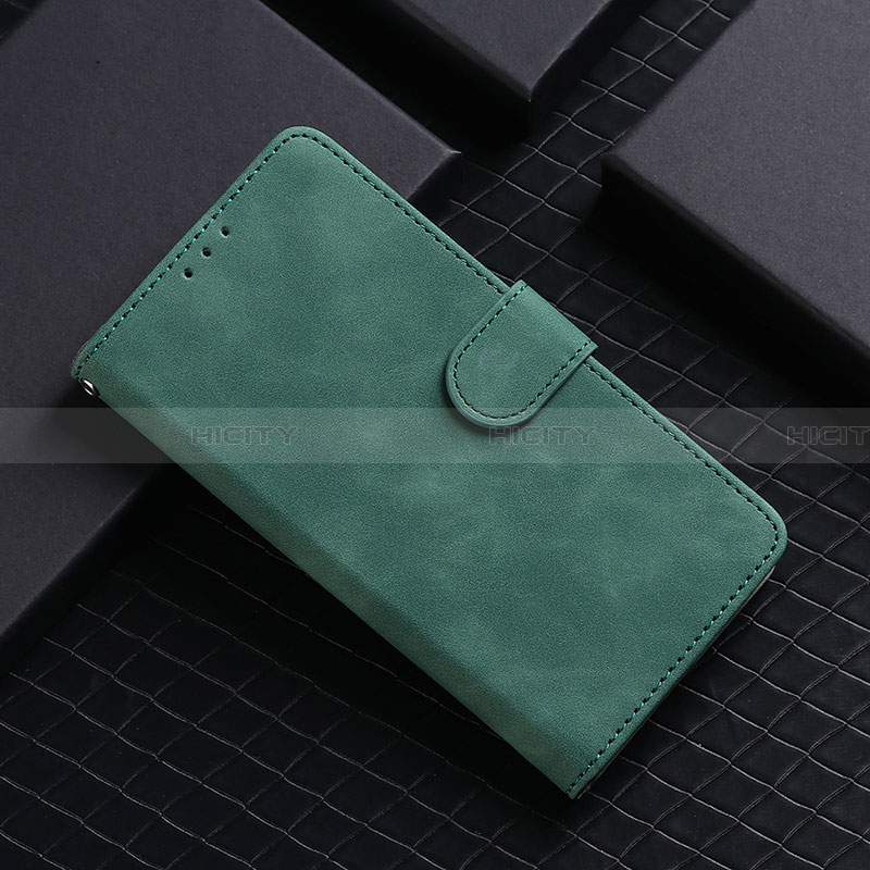 Coque Portefeuille Livre Cuir Etui Clapet L03Z pour Samsung Galaxy A03 Core Vert Plus