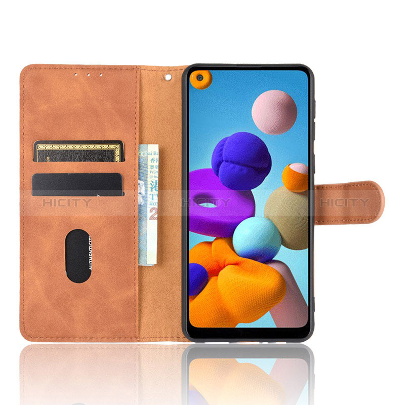 Coque Portefeuille Livre Cuir Etui Clapet L03Z pour Samsung Galaxy A21 Plus