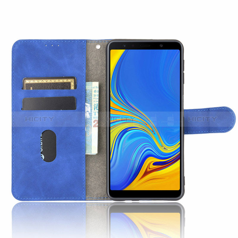 Coque Portefeuille Livre Cuir Etui Clapet L03Z pour Samsung Galaxy A7 (2018) A750 Plus