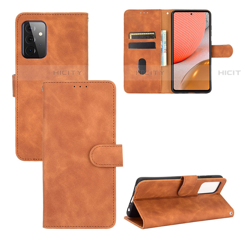 Coque Portefeuille Livre Cuir Etui Clapet L03Z pour Samsung Galaxy A72 4G Plus