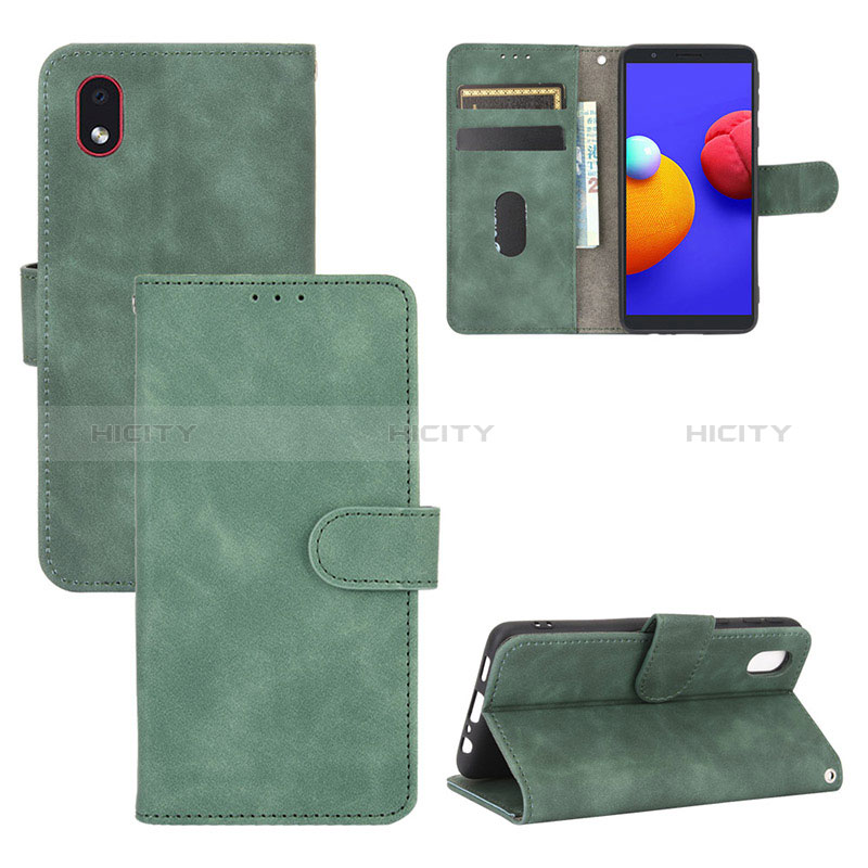 Coque Portefeuille Livre Cuir Etui Clapet L03Z pour Samsung Galaxy M01 Core Plus