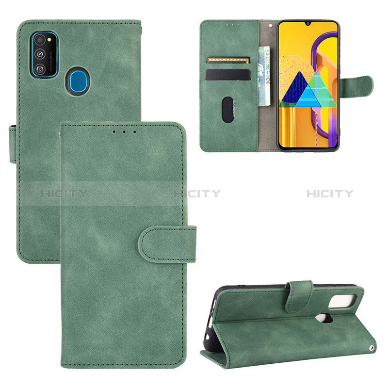 Coque Portefeuille Livre Cuir Etui Clapet L03Z pour Samsung Galaxy M21 Plus