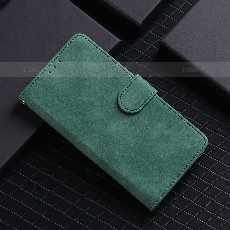 Coque Portefeuille Livre Cuir Etui Clapet L03Z pour Samsung Galaxy M33 5G Vert Plus