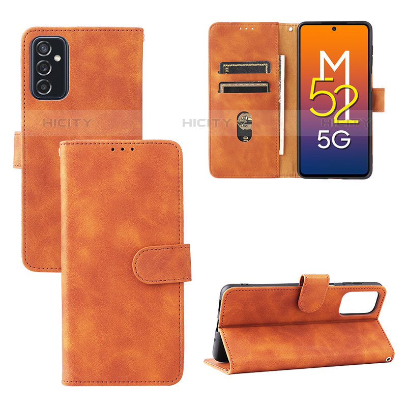 Coque Portefeuille Livre Cuir Etui Clapet L03Z pour Samsung Galaxy M52 5G Plus