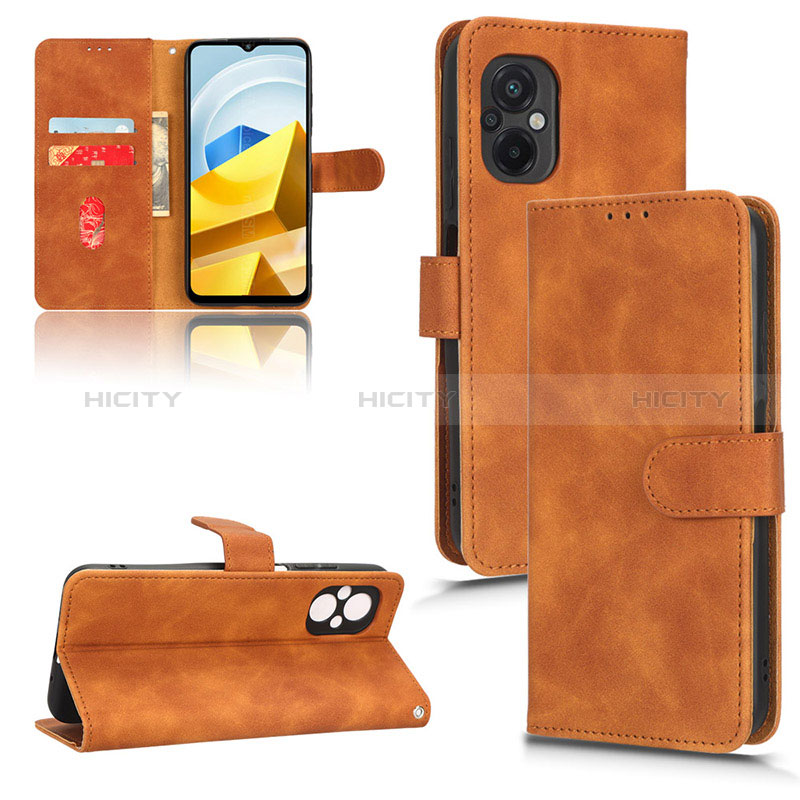 Coque Portefeuille Livre Cuir Etui Clapet L03Z pour Xiaomi Poco M5 4G Plus