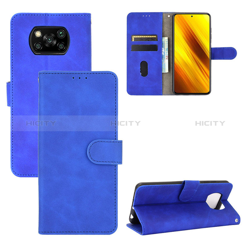 Coque Portefeuille Livre Cuir Etui Clapet L03Z pour Xiaomi Poco X3 NFC Plus