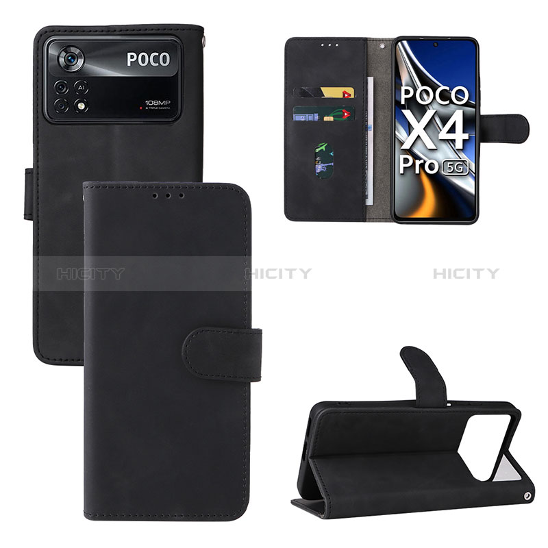 Coque Portefeuille Livre Cuir Etui Clapet L03Z pour Xiaomi Poco X4 Pro 5G Plus