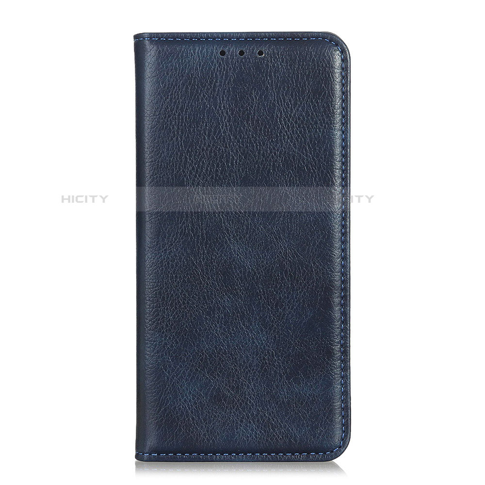 Coque Portefeuille Livre Cuir Etui Clapet L04 pour Google Pixel 4 Bleu Plus