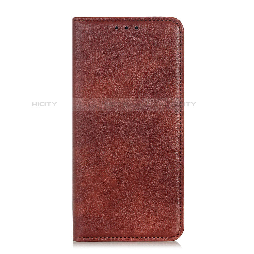 Coque Portefeuille Livre Cuir Etui Clapet L04 pour Google Pixel 4 Marron Plus