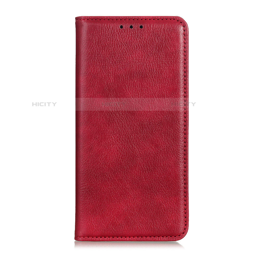 Coque Portefeuille Livre Cuir Etui Clapet L04 pour Google Pixel 4 Rouge Plus