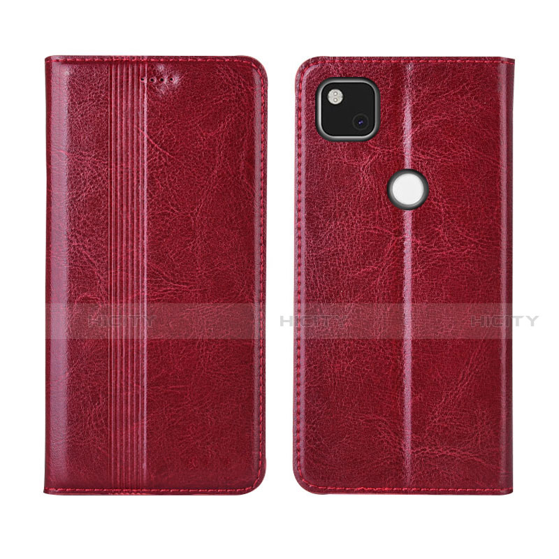 Coque Portefeuille Livre Cuir Etui Clapet L04 pour Google Pixel 4a Plus