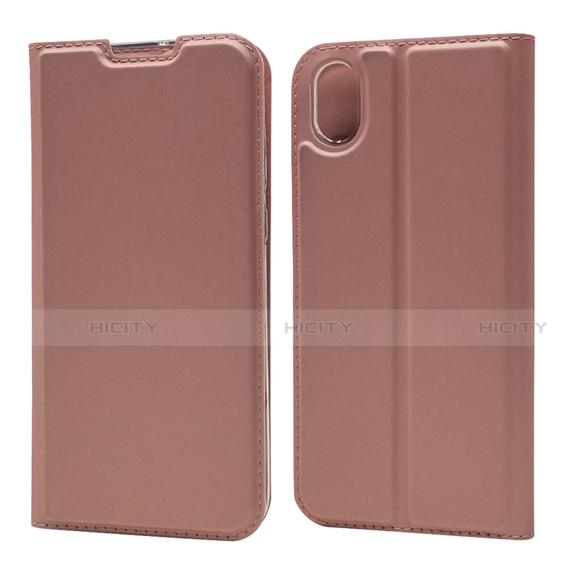 Coque Portefeuille Livre Cuir Etui Clapet L04 pour Huawei Honor Play 8 Or Rose Plus