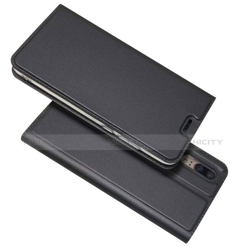 Coque Portefeuille Livre Cuir Etui Clapet L04 pour Huawei P20 Plus