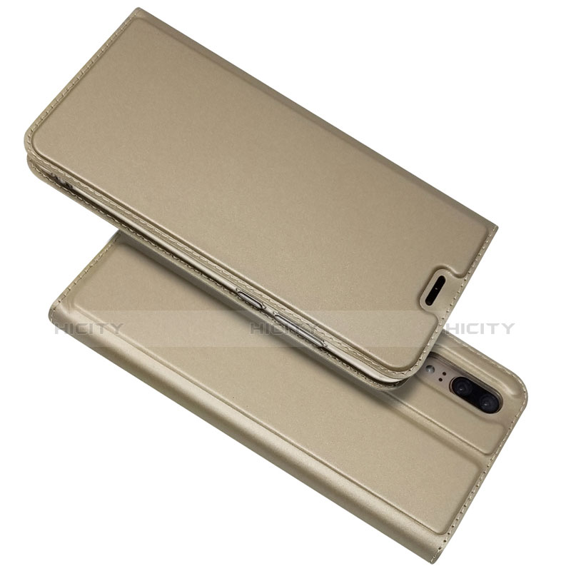 Coque Portefeuille Livre Cuir Etui Clapet L04 pour Huawei P20 Plus