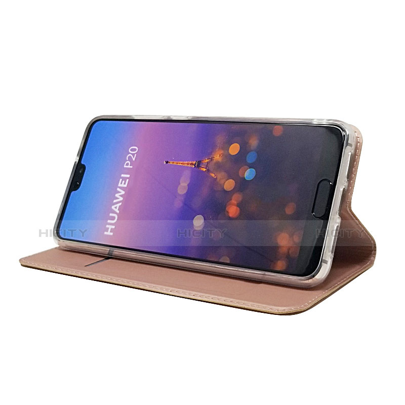 Coque Portefeuille Livre Cuir Etui Clapet L04 pour Huawei P20 Plus