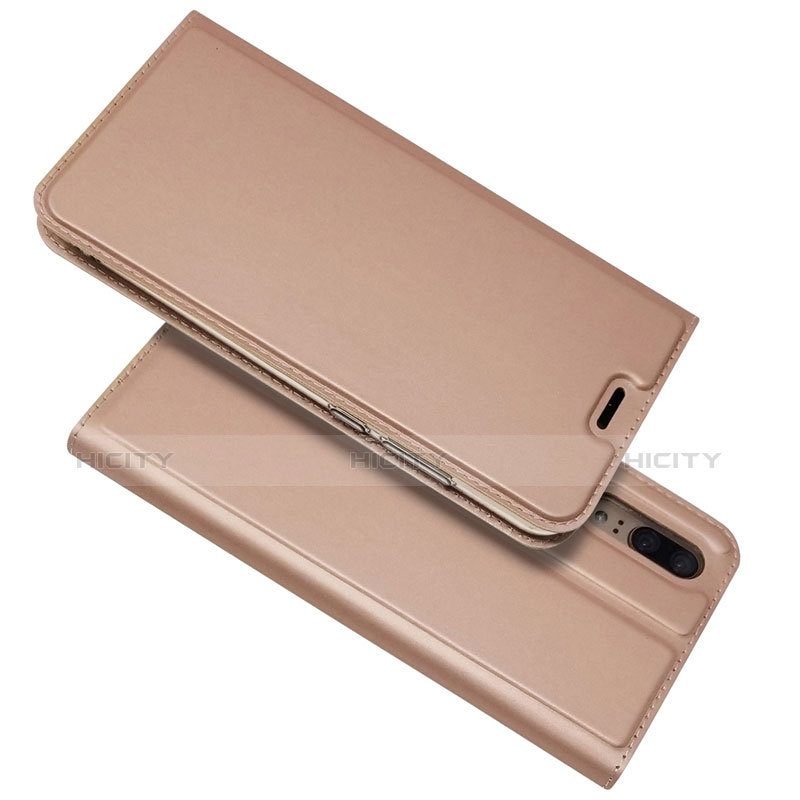 Coque Portefeuille Livre Cuir Etui Clapet L04 pour Huawei P20 Plus