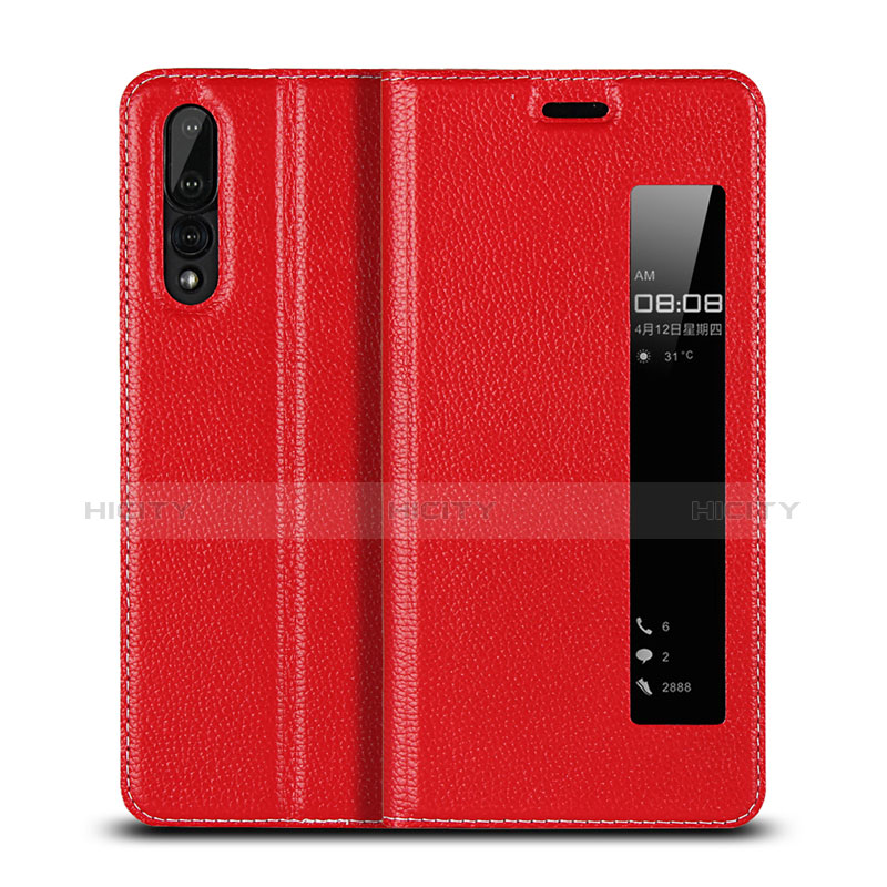 Coque Portefeuille Livre Cuir Etui Clapet L04 pour Huawei P20 Pro Plus