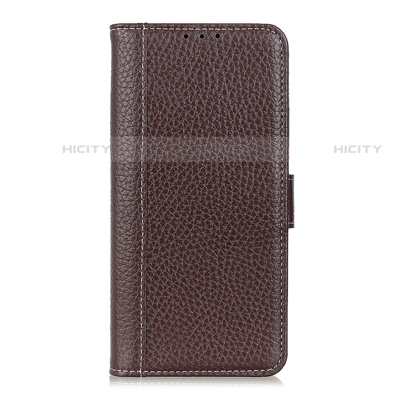 Coque Portefeuille Livre Cuir Etui Clapet L04 pour Huawei Y7p Marron Plus