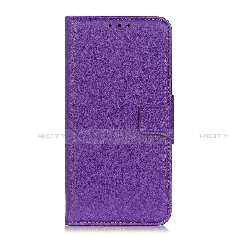 Coque Portefeuille Livre Cuir Etui Clapet L04 pour LG Velvet 5G Violet Plus