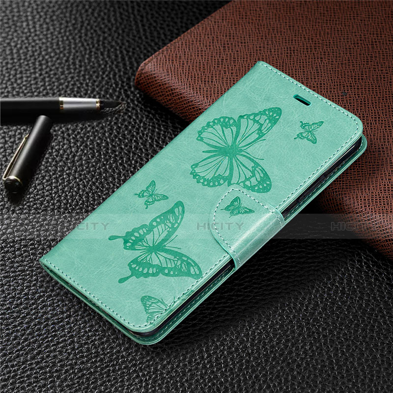 Coque Portefeuille Livre Cuir Etui Clapet L04 pour Nokia 5.3 Vert Plus