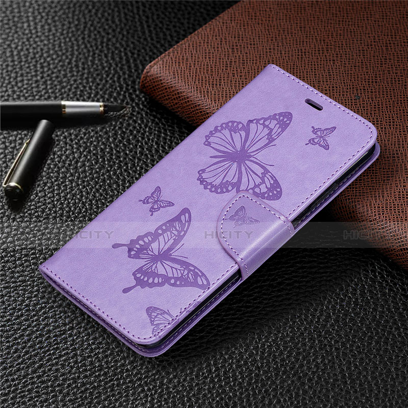 Coque Portefeuille Livre Cuir Etui Clapet L04 pour Nokia 5.3 Violet Plus