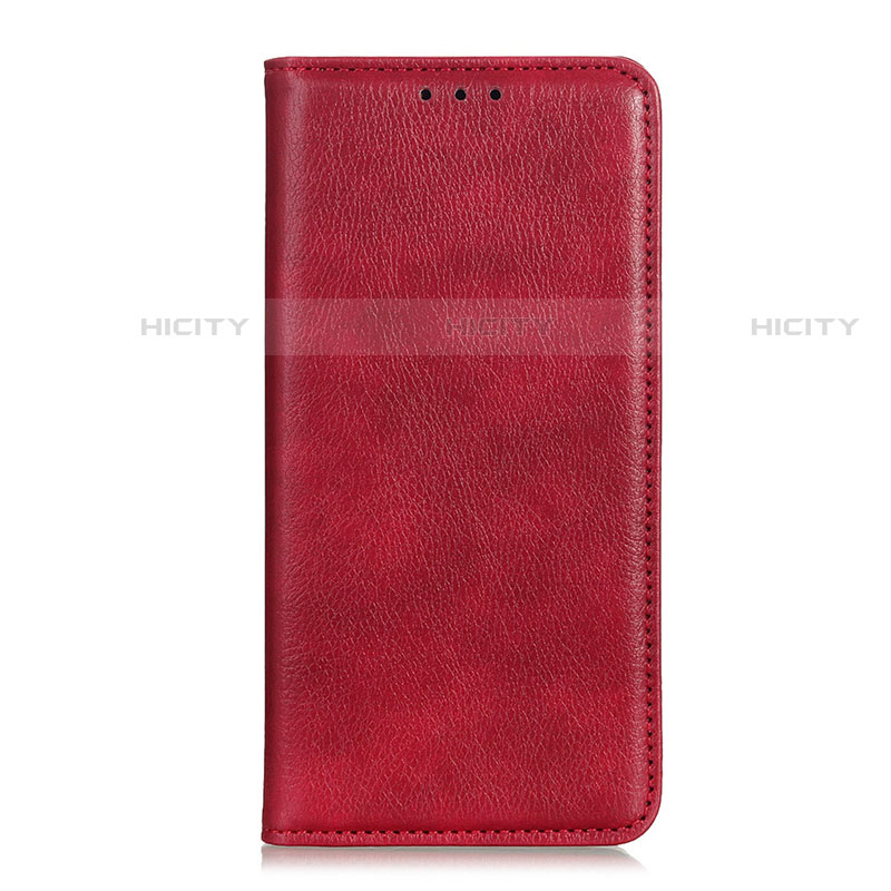 Coque Portefeuille Livre Cuir Etui Clapet L04 pour OnePlus 7T Rouge Plus