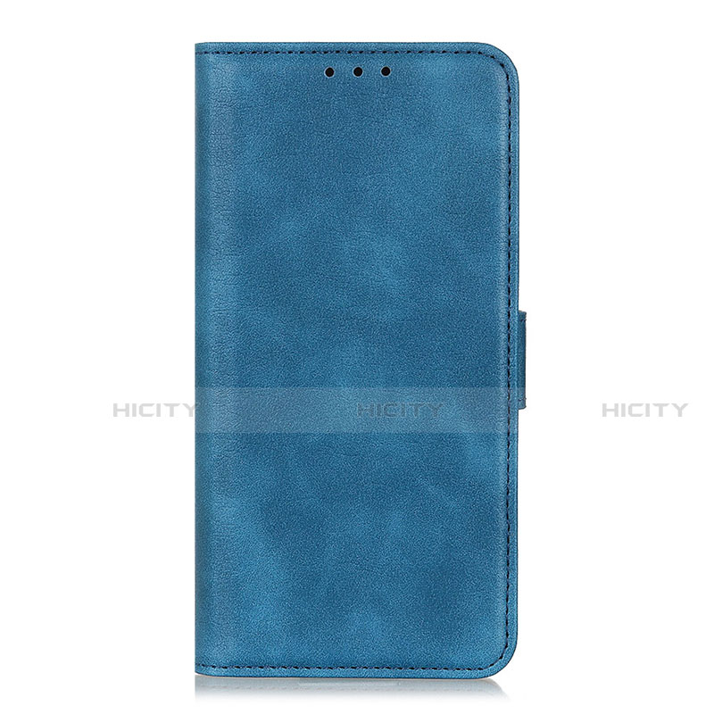 Coque Portefeuille Livre Cuir Etui Clapet L04 pour Oppo A32 Bleu Plus