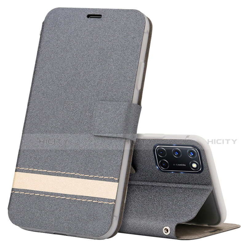 Coque Portefeuille Livre Cuir Etui Clapet L04 pour Oppo A52 Plus