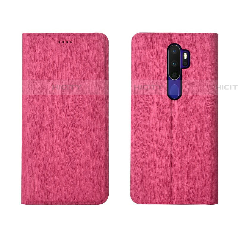 Coque Portefeuille Livre Cuir Etui Clapet L04 pour Oppo A9 (2020) Plus