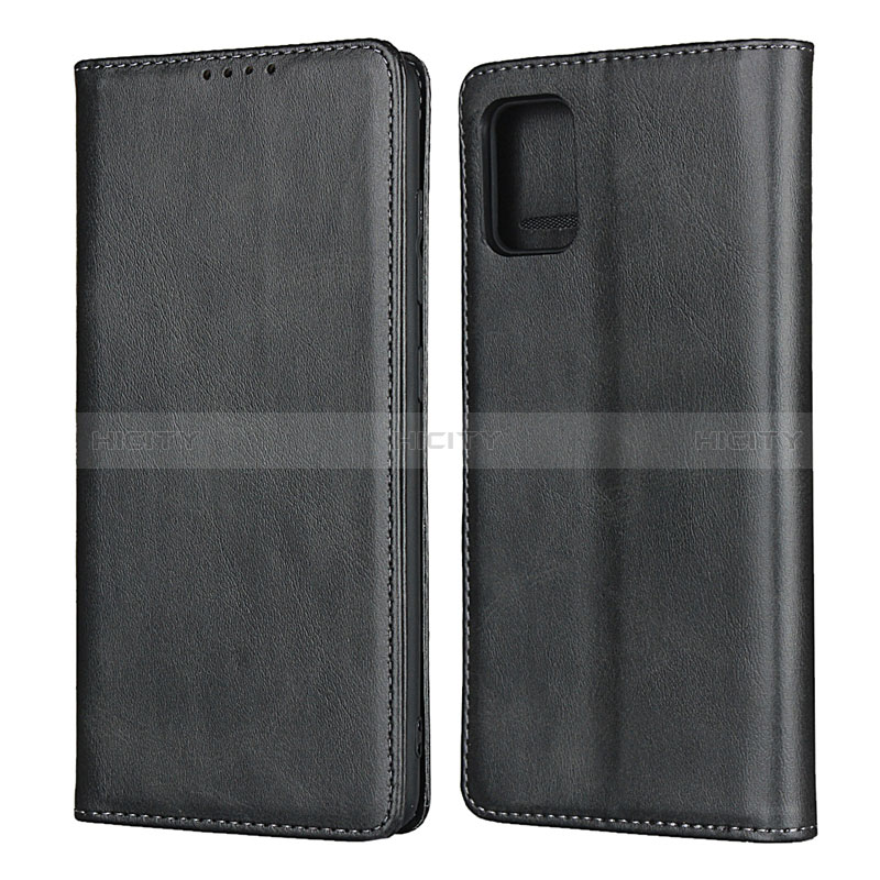 Coque Portefeuille Livre Cuir Etui Clapet L04 pour Samsung Galaxy M40S Noir Plus