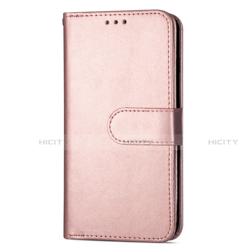 Coque Portefeuille Livre Cuir Etui Clapet L04 pour Samsung Galaxy S20 5G Or Rose Plus