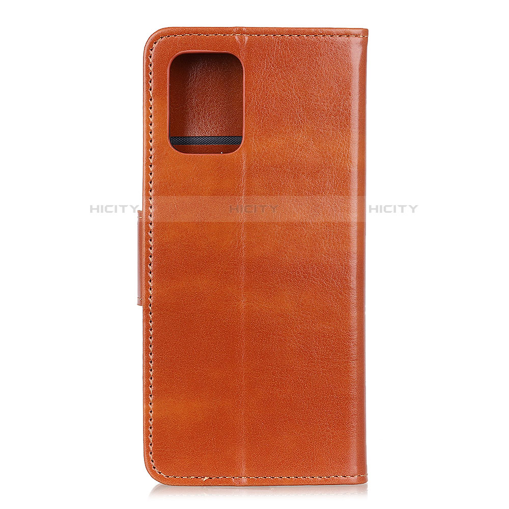 Coque Portefeuille Livre Cuir Etui Clapet L04 pour Xiaomi Mi 10 Lite Orange Plus