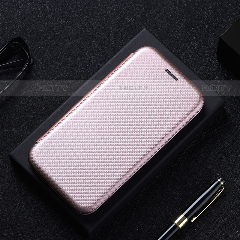 Coque Portefeuille Livre Cuir Etui Clapet L04 pour Xiaomi Mi 12 Ultra 5G Or Rose Plus