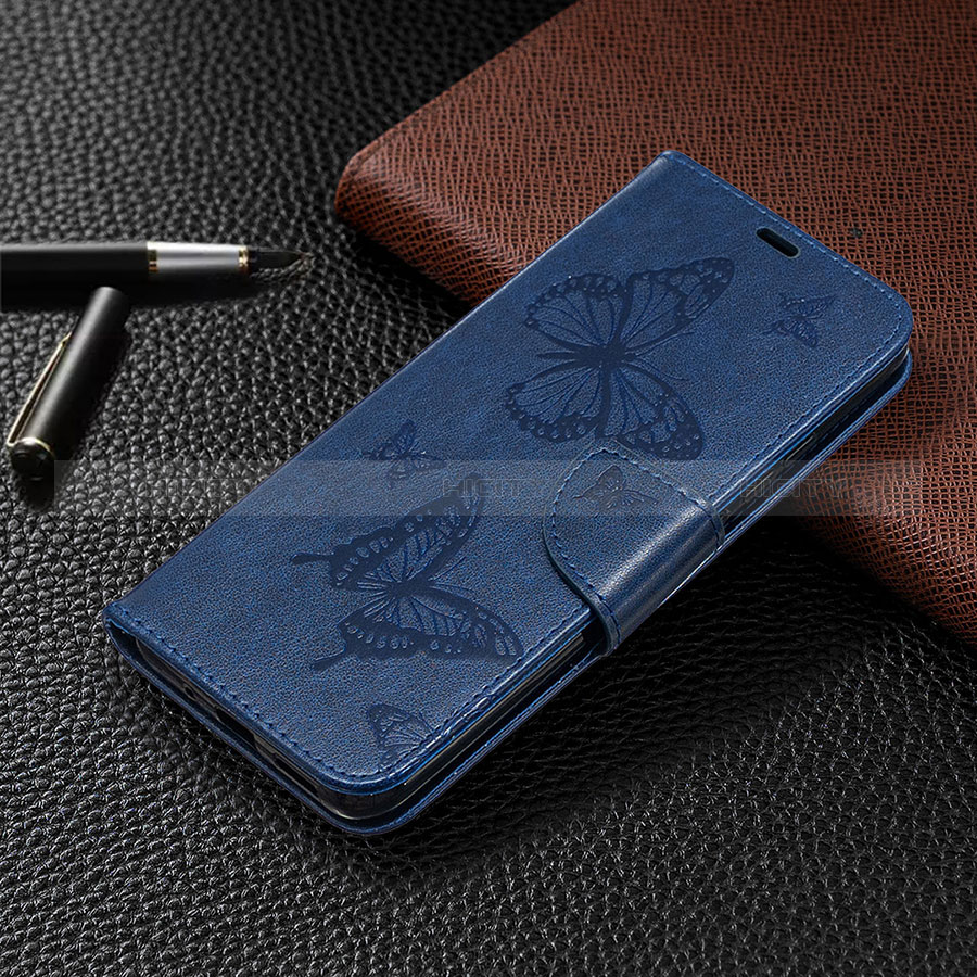Coque Portefeuille Livre Cuir Etui Clapet L04 pour Xiaomi POCO C31 Bleu Plus