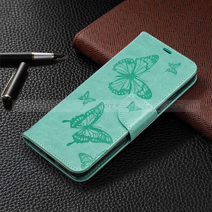 Coque Portefeuille Livre Cuir Etui Clapet L04 pour Xiaomi Redmi 9 Activ Pastel Vert Plus