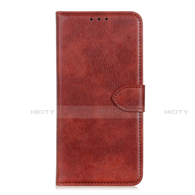 Coque Portefeuille Livre Cuir Etui Clapet L04 pour Xiaomi Redmi 9 Prime India Marron Plus