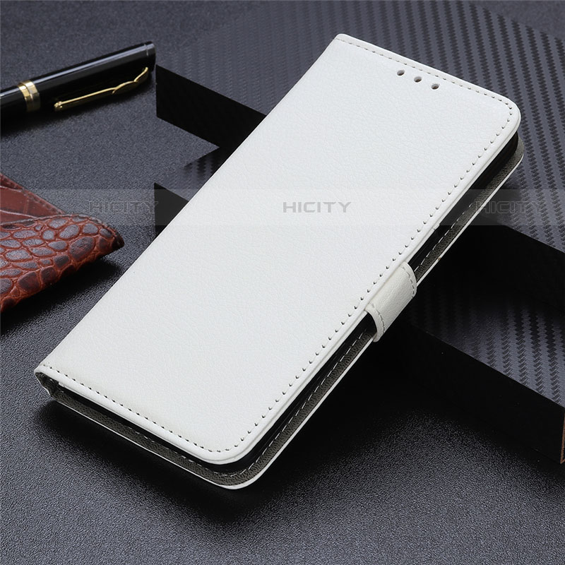 Coque Portefeuille Livre Cuir Etui Clapet L04 pour Xiaomi Redmi K30S 5G Blanc Plus