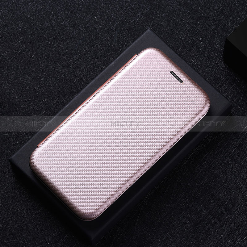 Coque Portefeuille Livre Cuir Etui Clapet L04Z pour Asus Zenfone 7 Pro ZS671KS Or Rose Plus